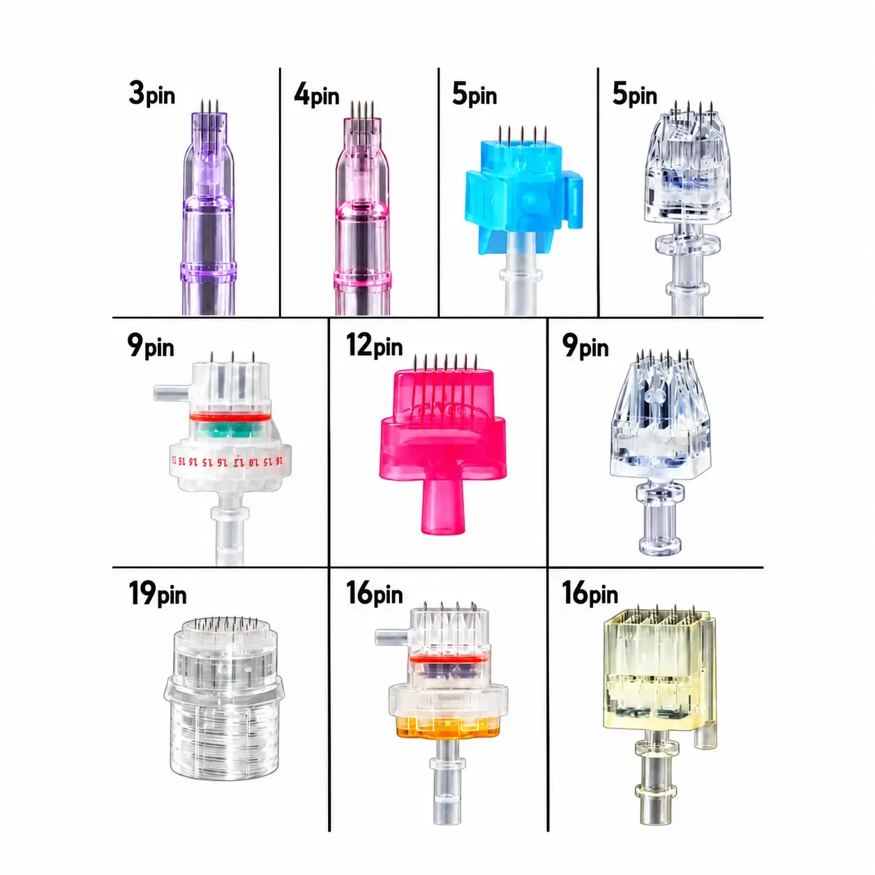Multi-pin needles